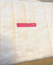 Load image into Gallery viewer, iPad Sleeve. Quilted Bag. Corduroy iPad Bag. Everything Bag. Handmade bag. You are Beautiful.