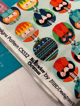 Load image into Gallery viewer, Riley Blake “Nutcracker Christmas” Aqua (2016)