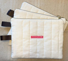 Load image into Gallery viewer, iPad Sleeve. Quilted Bag. Corduroy iPad Bag. Everything Bag. Handmade bag. You are Beautiful.
